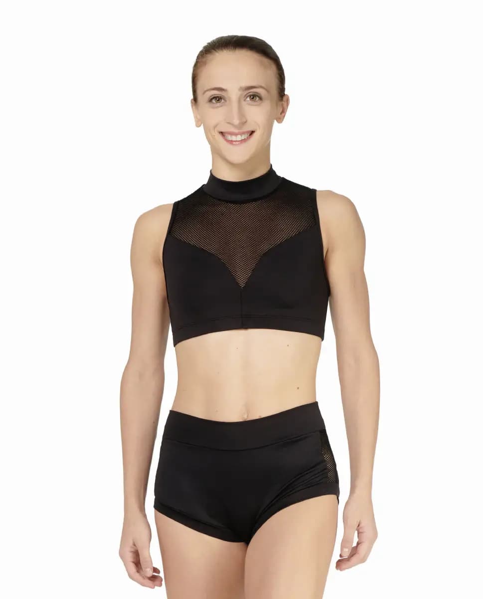 Womens Mock Neck Dance Top Reese