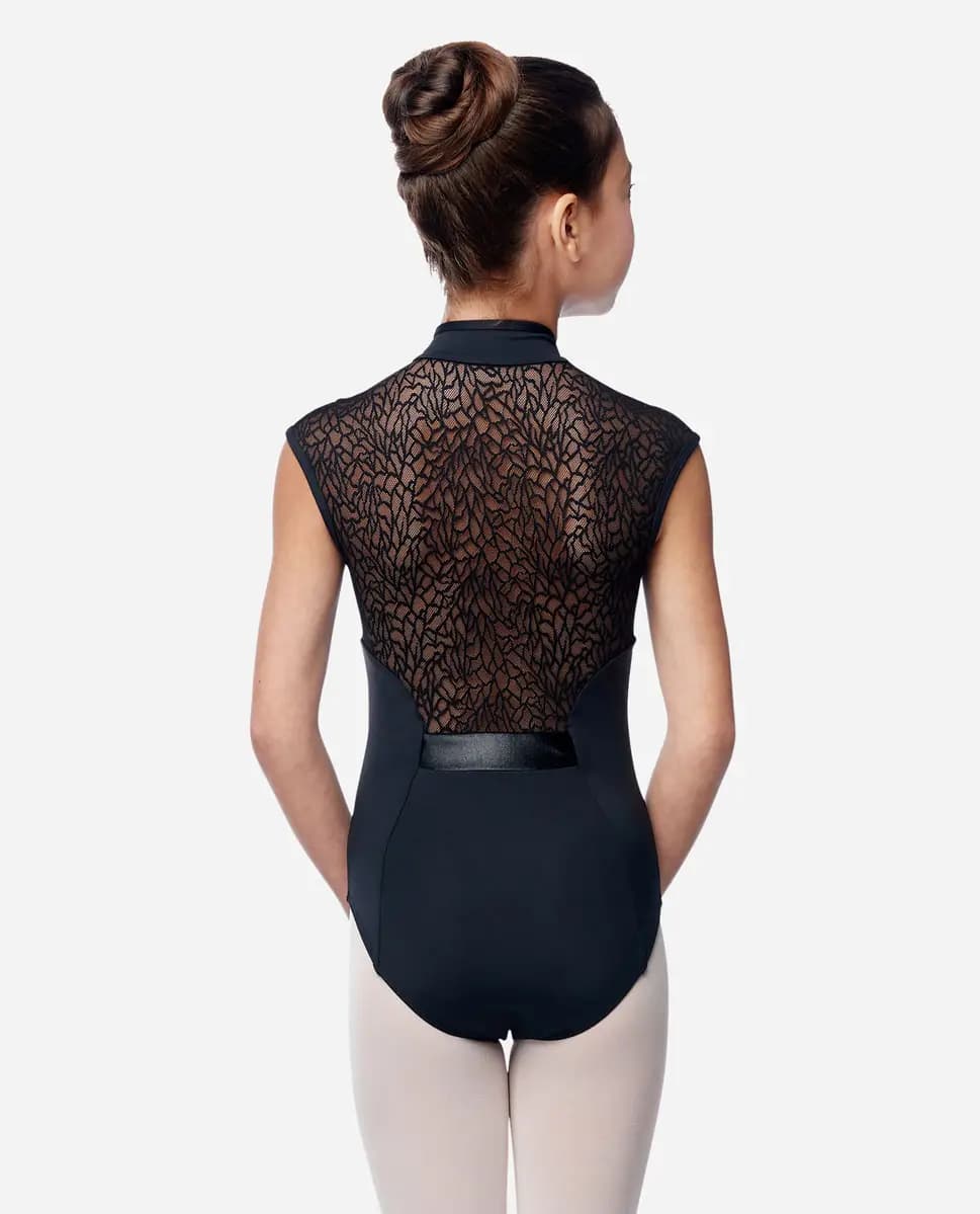 Teen Zip Front High Neck Dance Leotard Ariella