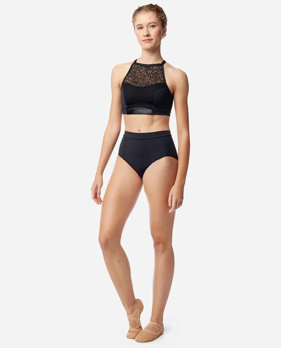 Womens High Waist Briefs Olive