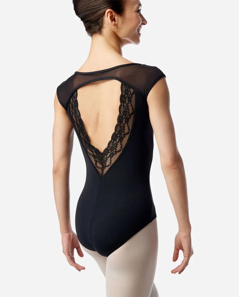Womens Cap Sleeve Leotard Amara