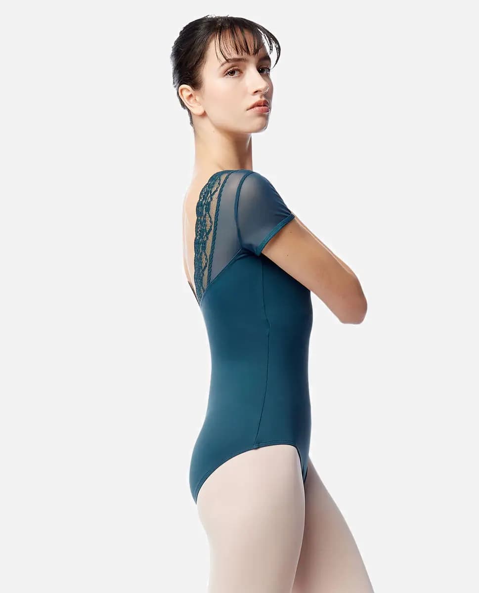 Womens Short sleeve Leotard Valeria