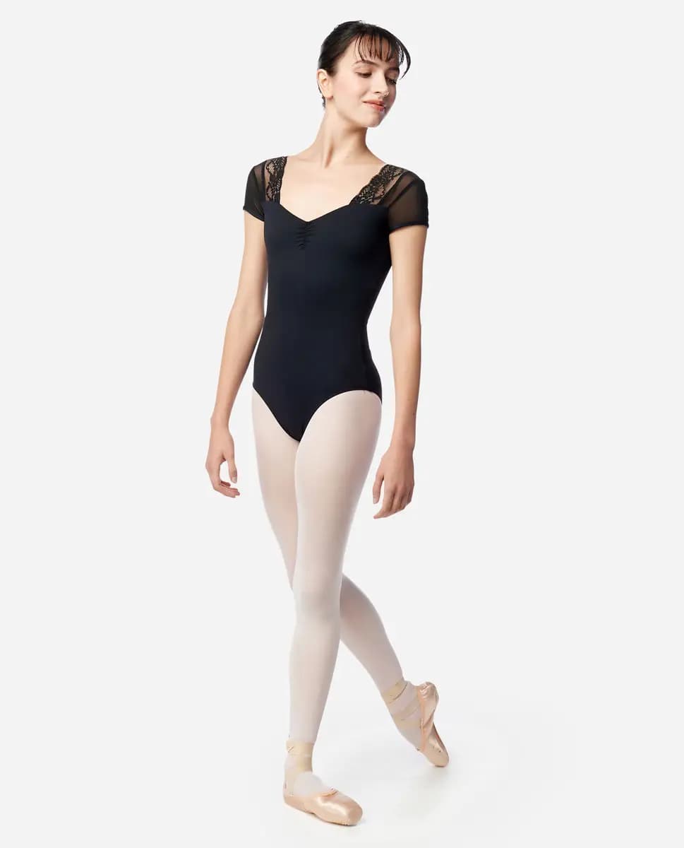 Womens Short sleeve Leotard Valeria