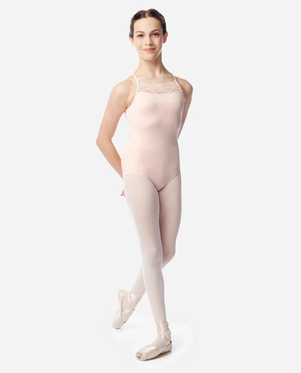 Girls Open Camisole Leotard Alexandra