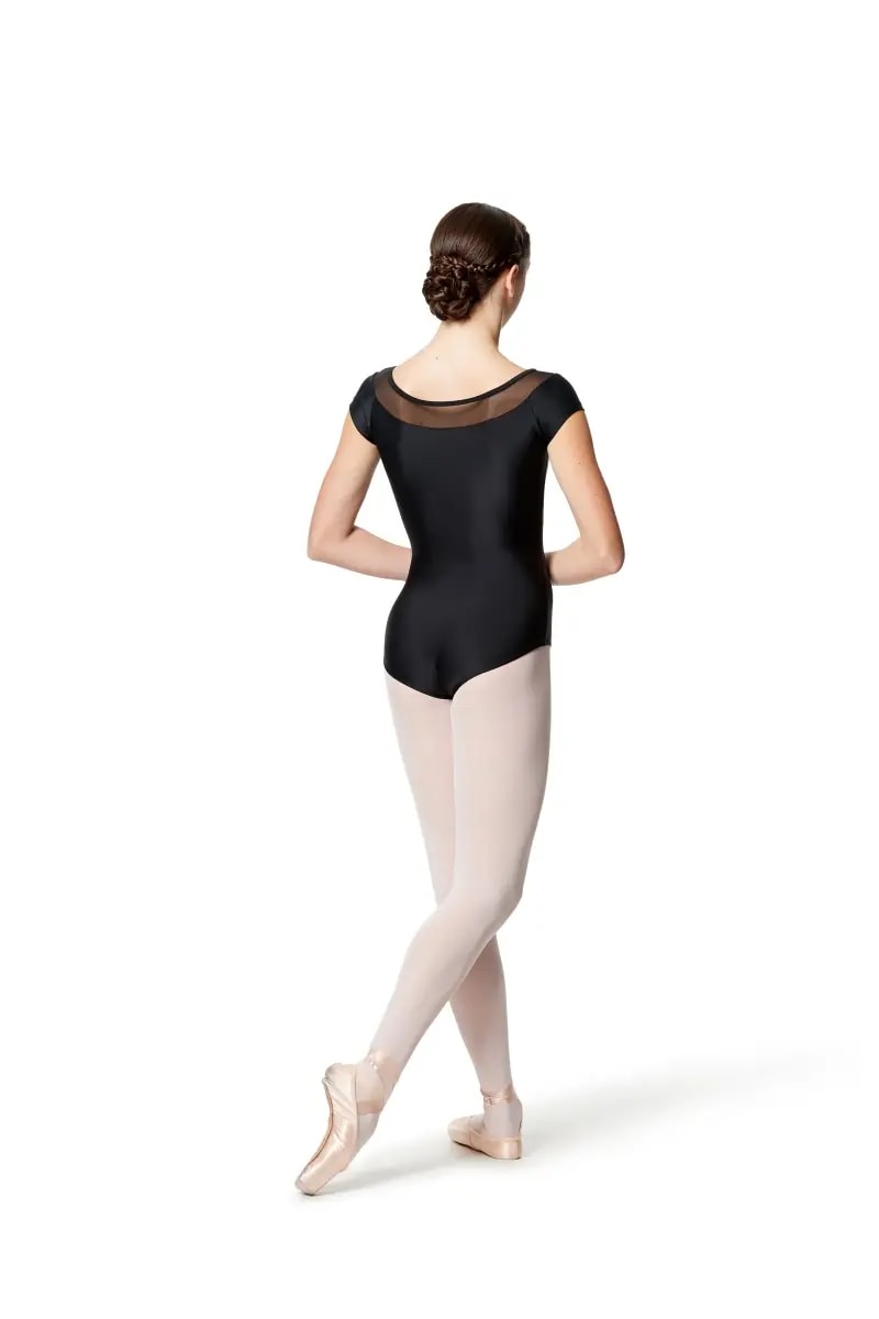 Women Mesh Short Sleeve Leotard Brooklin