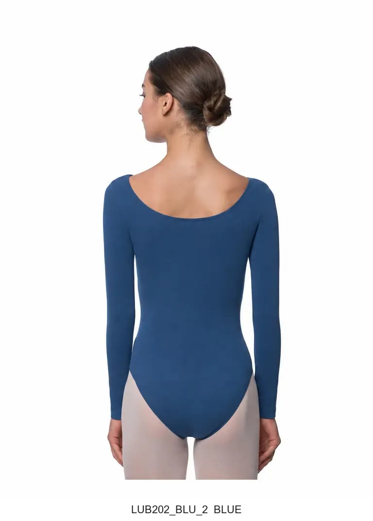 Long Sleeve Cotton Ballet Leotard Liv - View 4