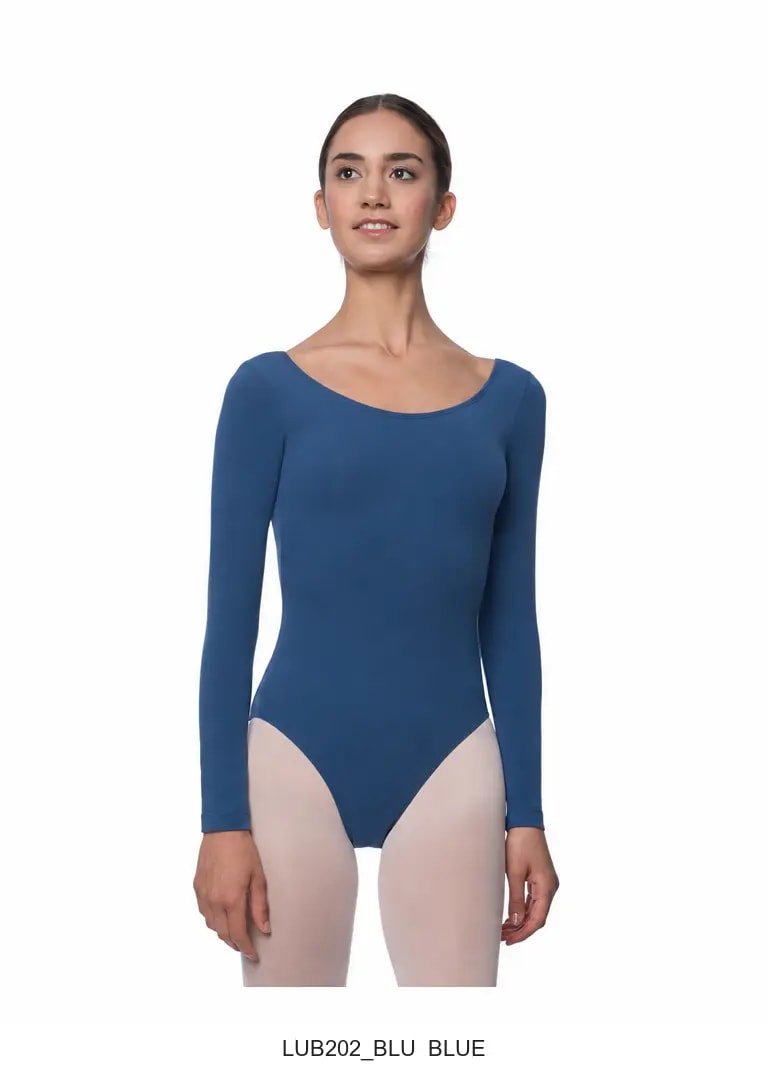 Long Sleeve Cotton Ballet Leotard Liv - View 3