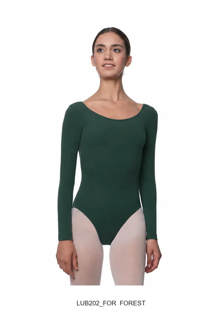 Long Sleeve Cotton Ballet Leotard Liv - View 5