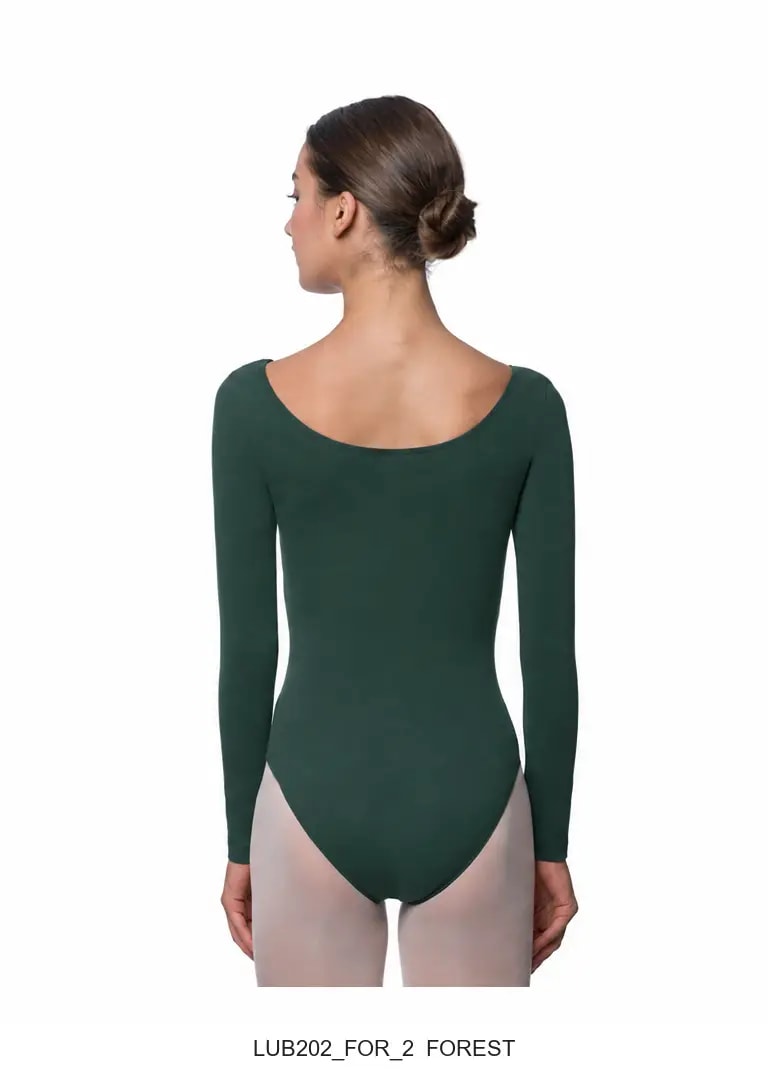 Long Sleeve Cotton Ballet Leotard Liv - View 6