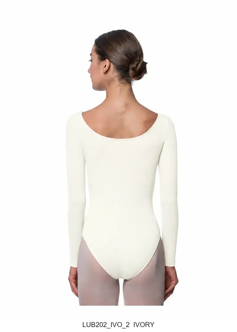 Long Sleeve Cotton Ballet Leotard Liv - View 8