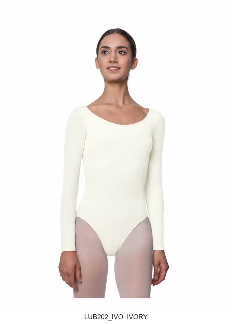Long Sleeve Cotton Ballet Leotard Liv - View 7