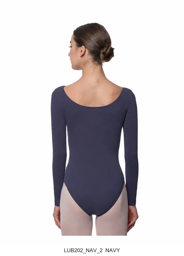 Long Sleeve Cotton Ballet Leotard Liv - View 10