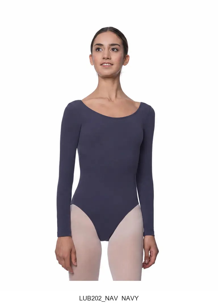 Long Sleeve Cotton Ballet Leotard Liv - View 9