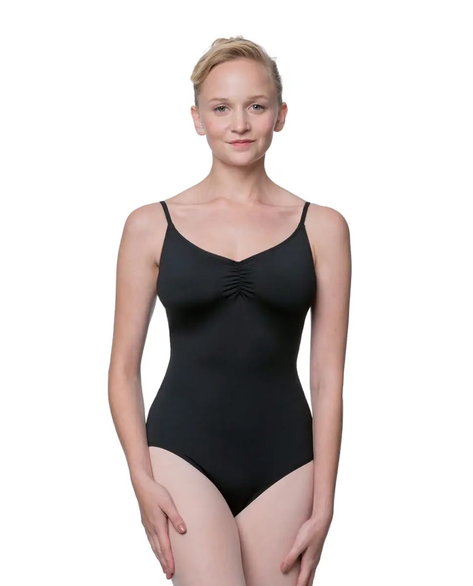 Camisole Microfiber Dance Leotard With Adjustable Straps Nadia