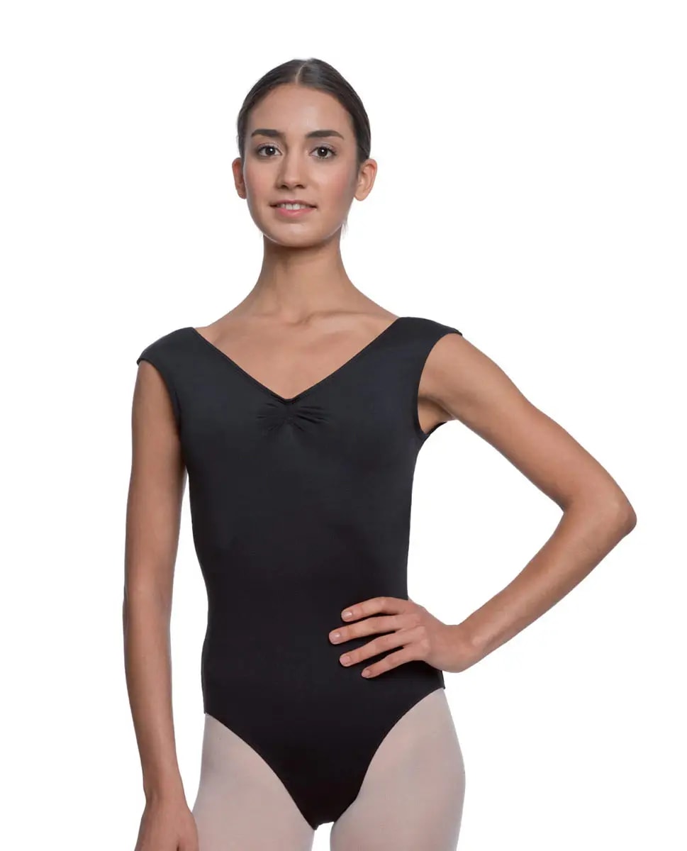 Cap Sleeve Microfiber Dance Leotard Peyton