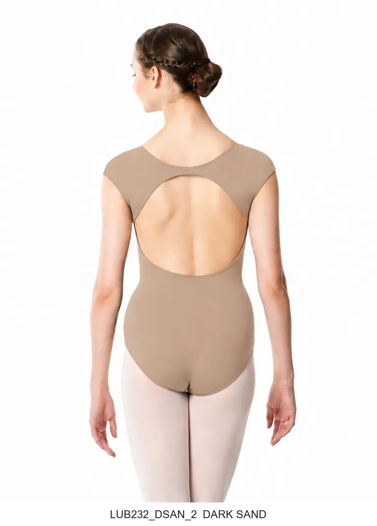 Cap Sleeve Microfiber Dance Leotard Hensely - View 10