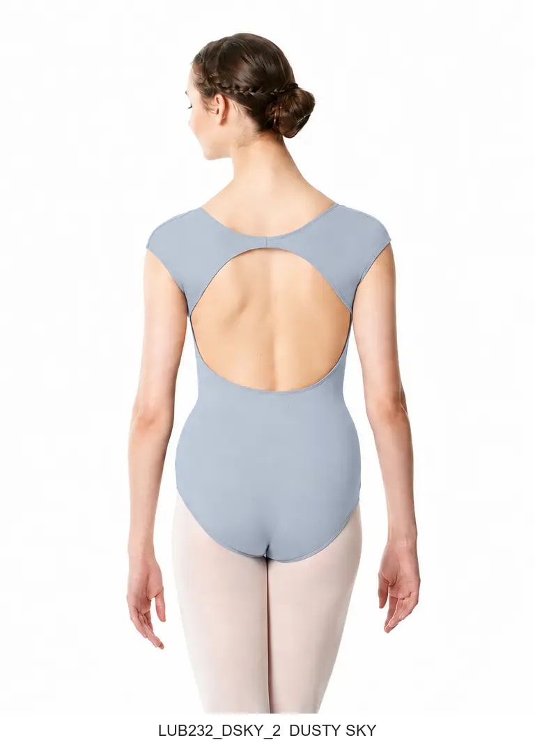 Cap Sleeve Microfiber Dance Leotard Hensely - View 12