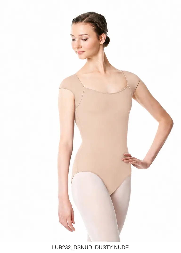Cap Sleeve Microfiber Dance Leotard Hensely - View 13