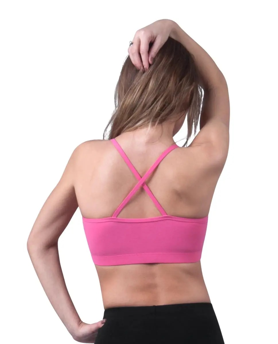 Brushed Cotton Camisole Dance Bra Top Evelin
