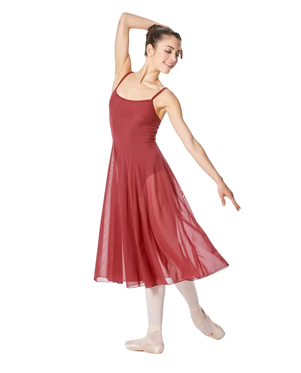 Long Mesh Dress Leotard Claire