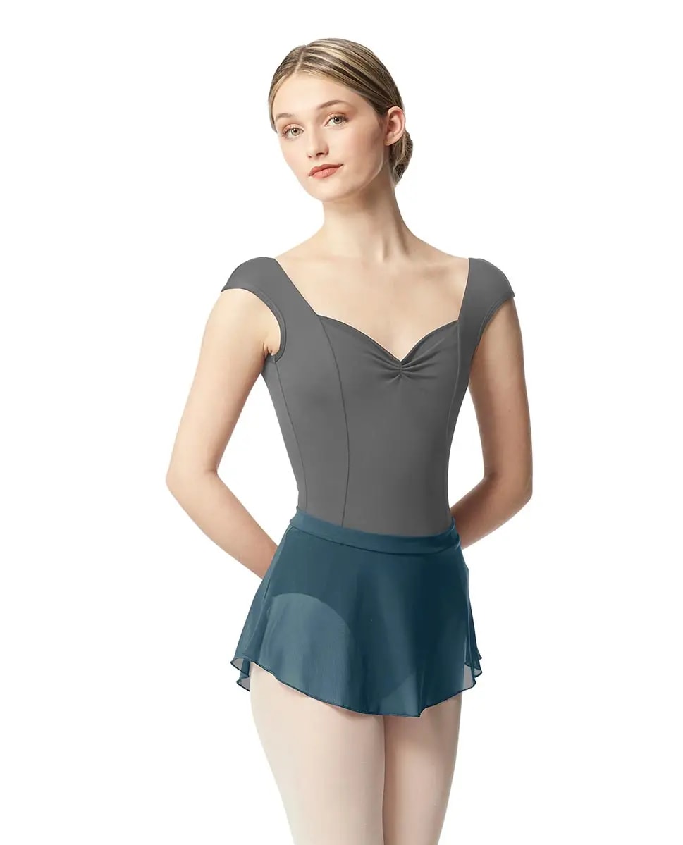Women Pull on Mesh Dance Skirt Alisa