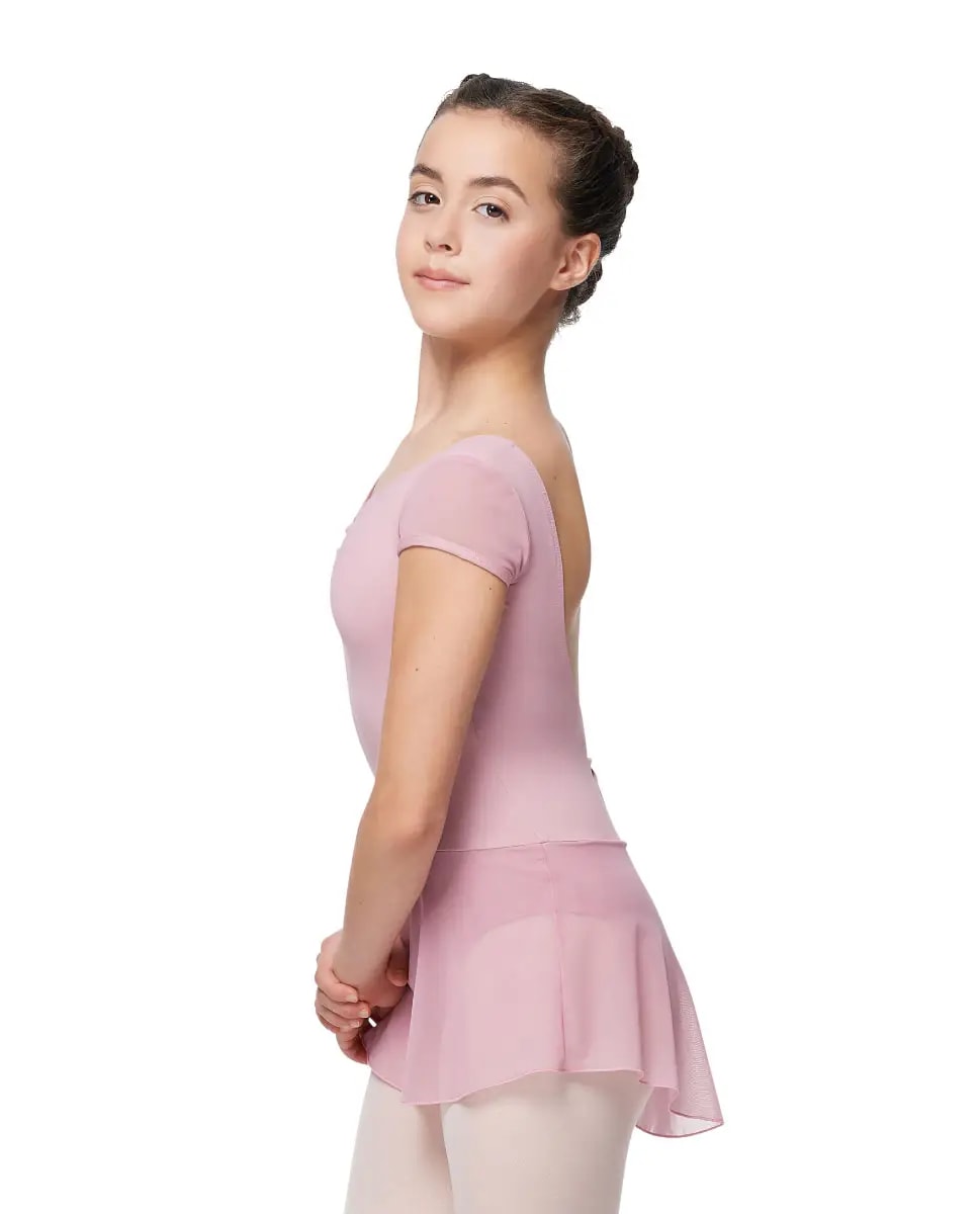 Girls Cap Sleeve Dressed Leotard Sofya