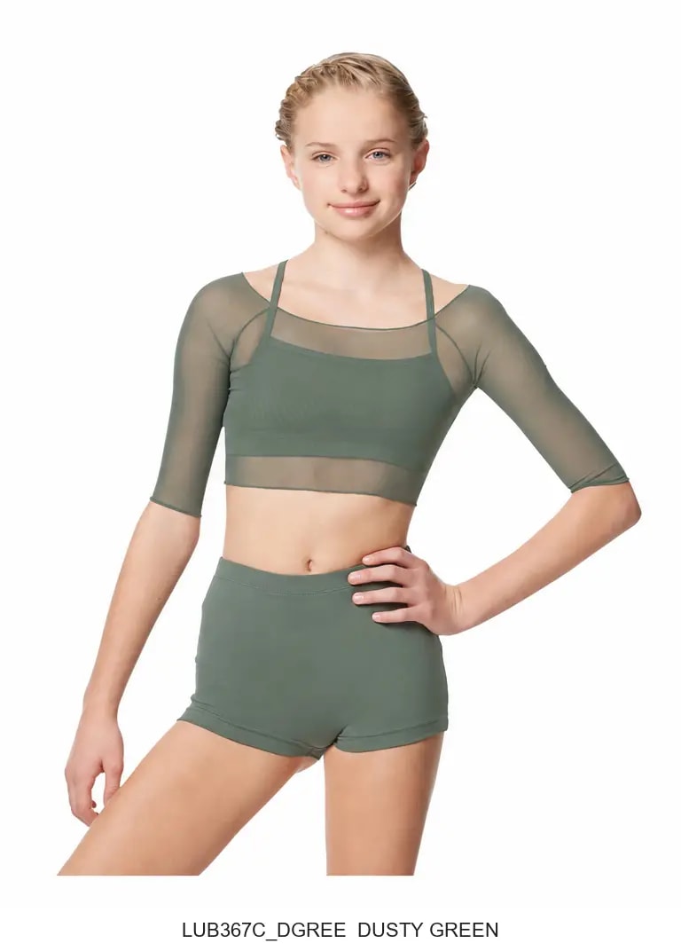 Girls Mesh Cropped Top Isla - View 4