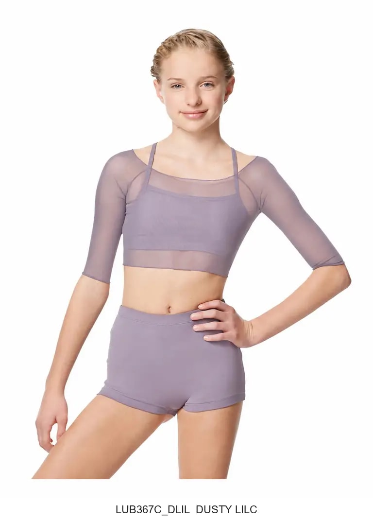 Girls Mesh Cropped Top Isla - View 8
