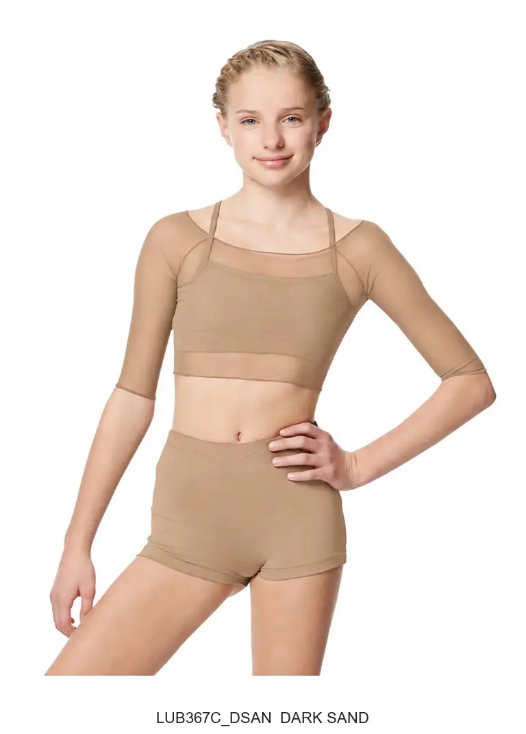 Girls Mesh Cropped Top Isla - View 10