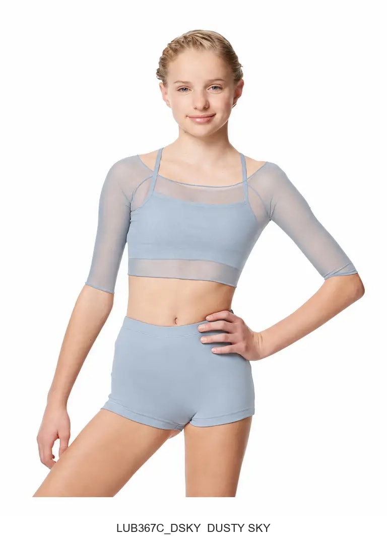 Girls Mesh Cropped Top Isla - View 12