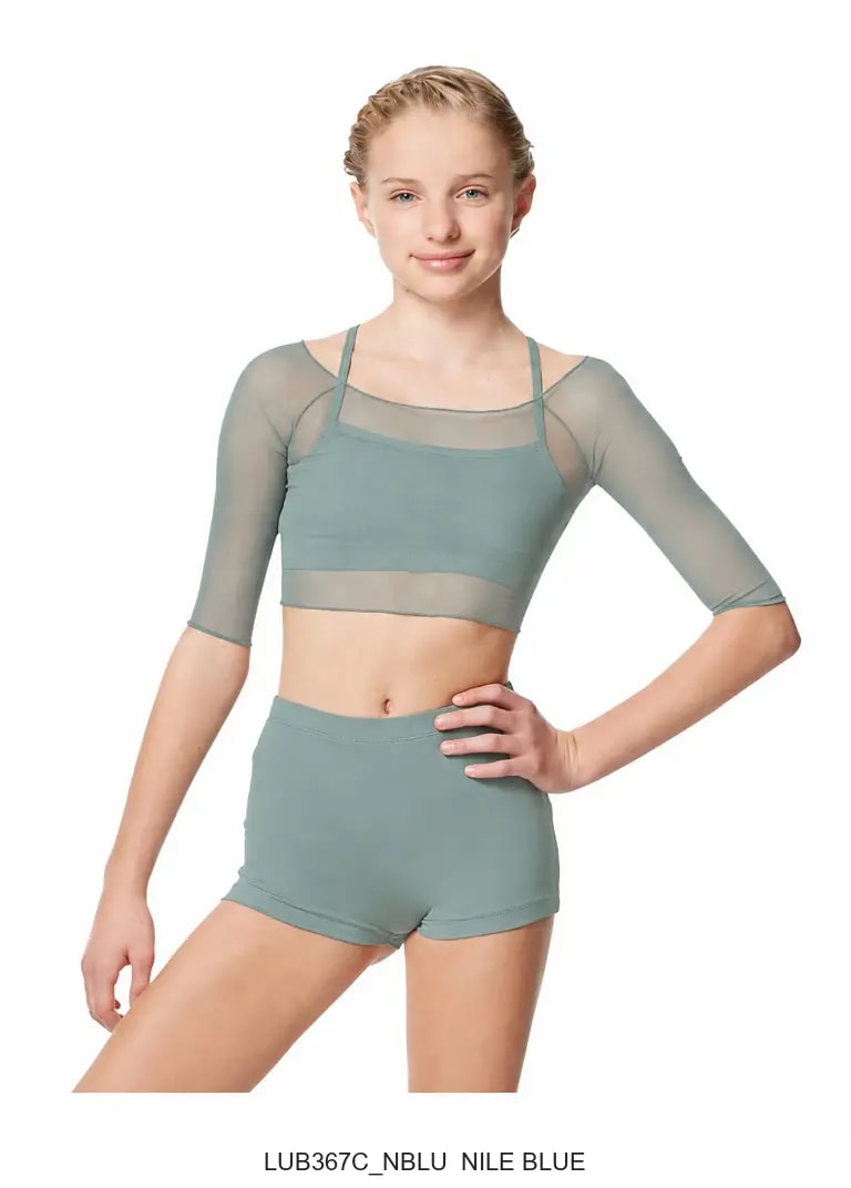 Girls Mesh Cropped Top Isla - View 14