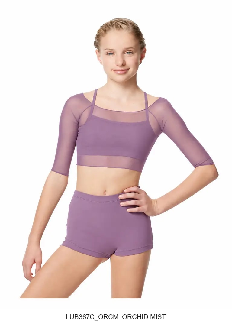 Girls Mesh Cropped Top Isla - View 16