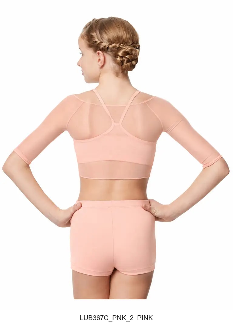 Girls Mesh Cropped Top Isla - View 18
