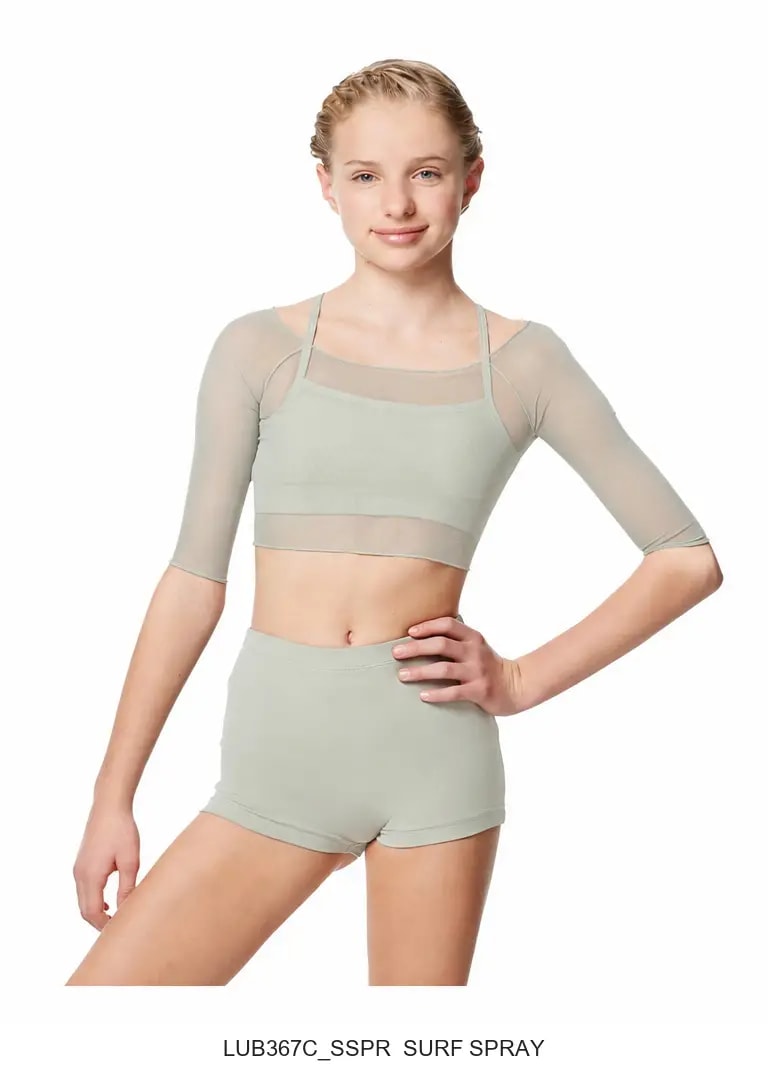 Girls Mesh Cropped Top Isla - View 20