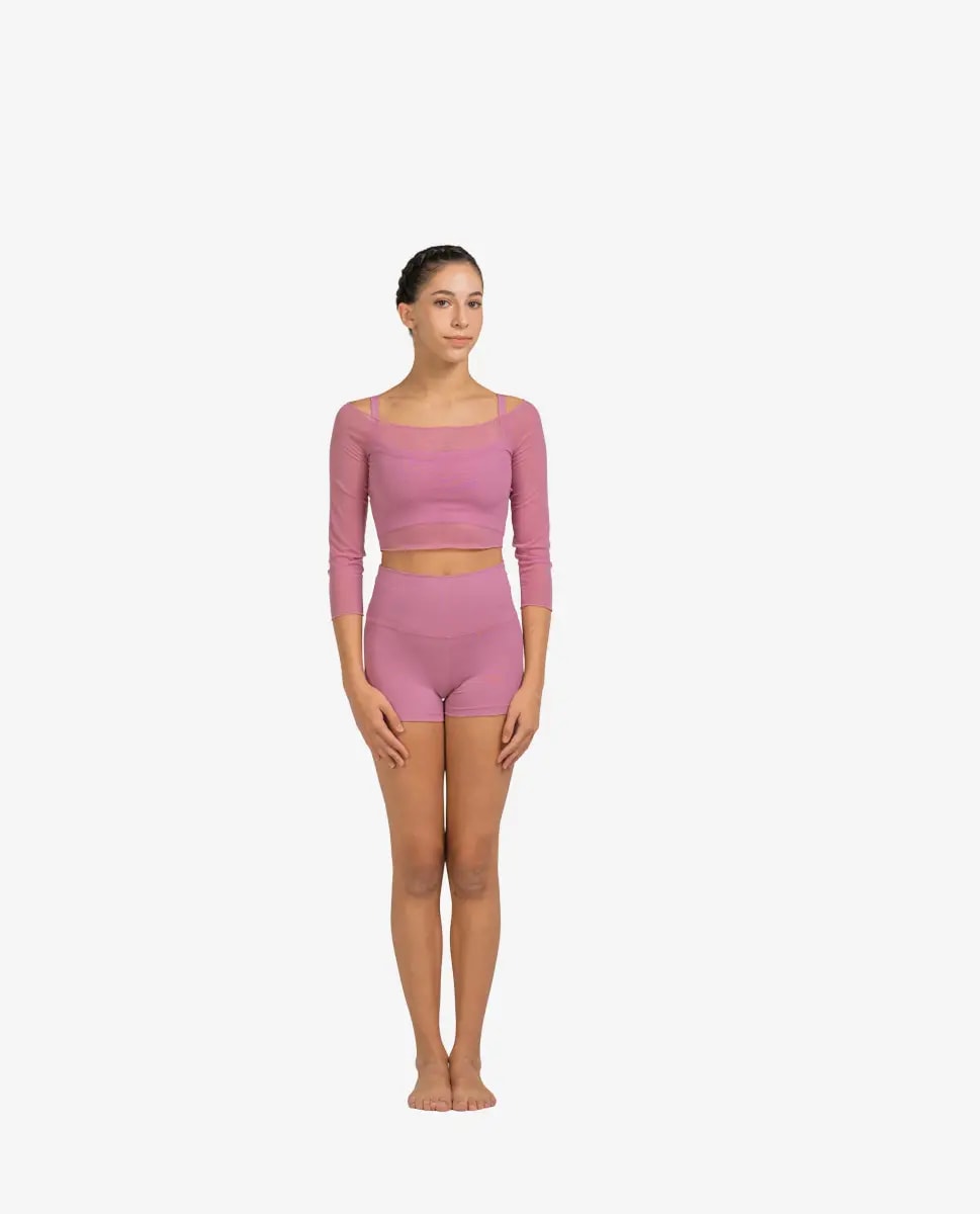 Women Mesh Cropped Top Isla