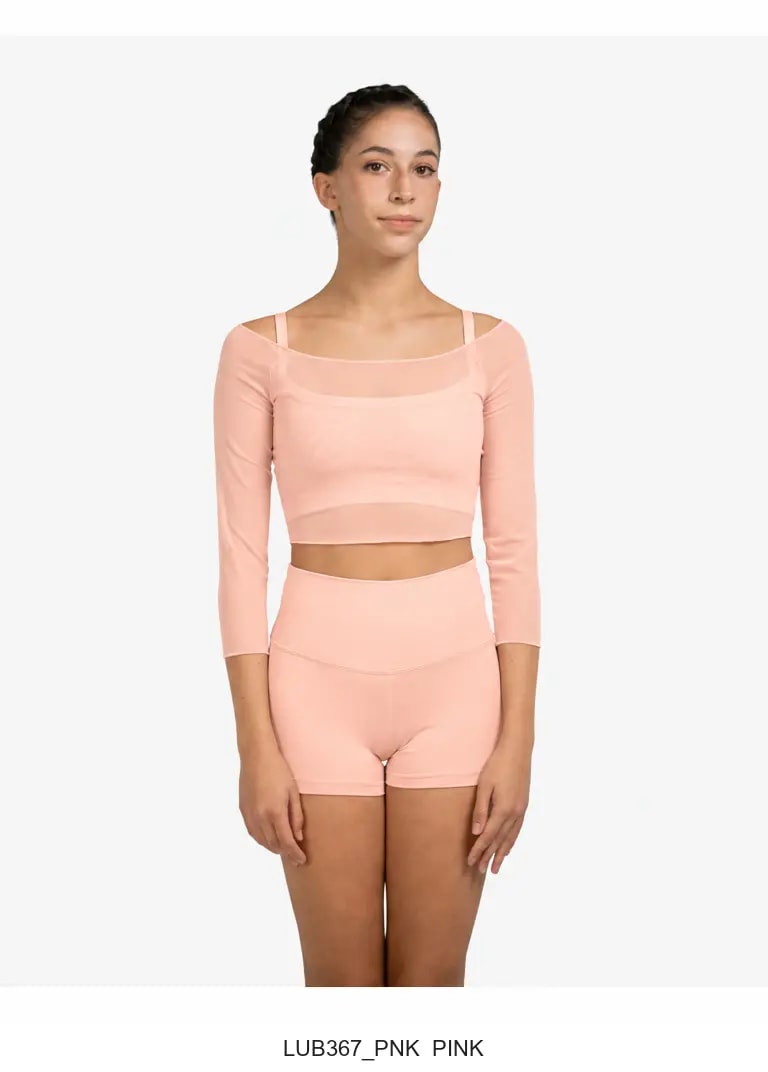 Women Mesh Cropped Top Isla - View 7