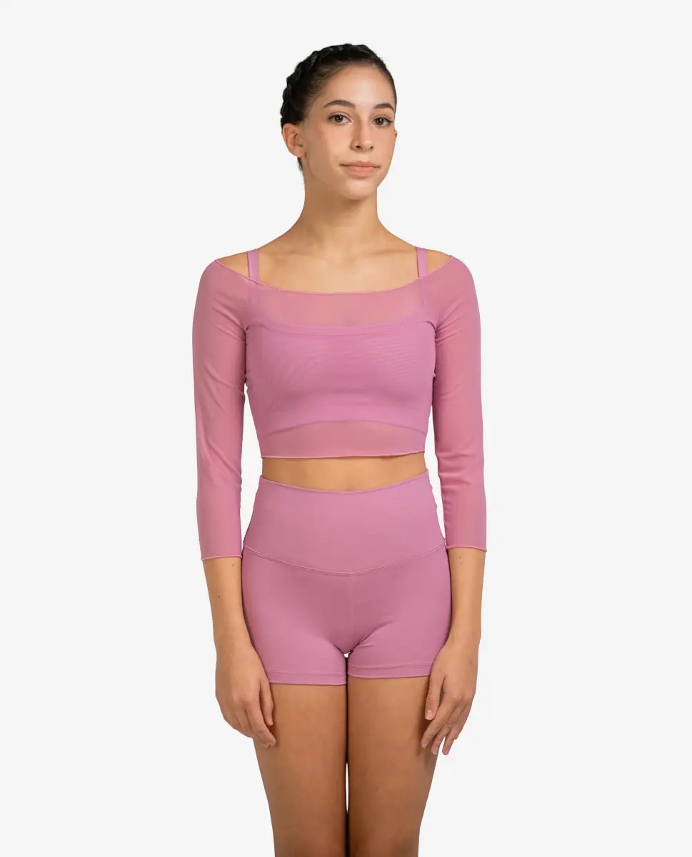 Women Mesh Cropped Top Isla