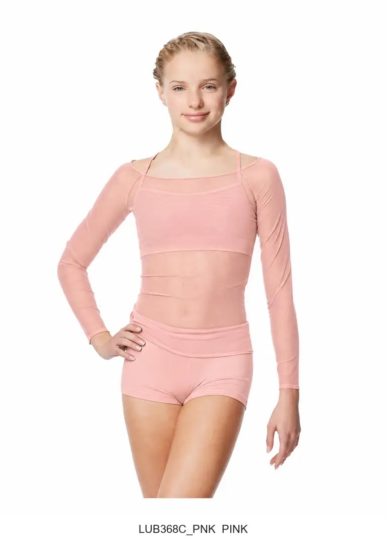 Girls Mesh Long Sleeve Top Faith - View 4