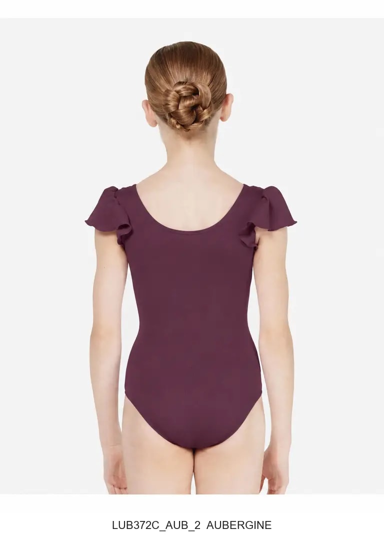 Girls Flutter Sleeve Leotard Andrea - View 11