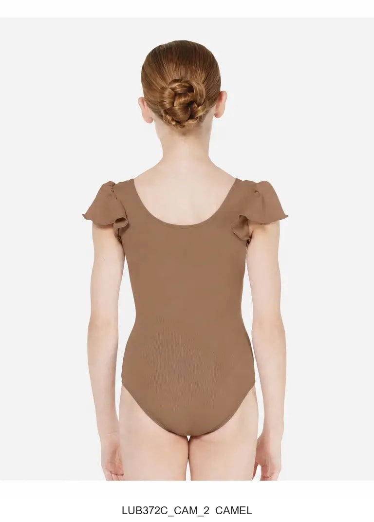 Girls Flutter Sleeve Leotard Andrea - View 17