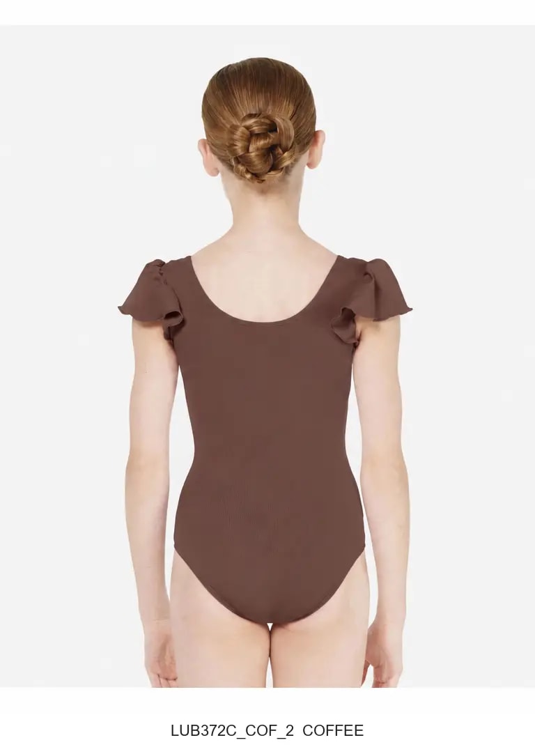 Girls Flutter Sleeve Leotard Andrea - View 19
