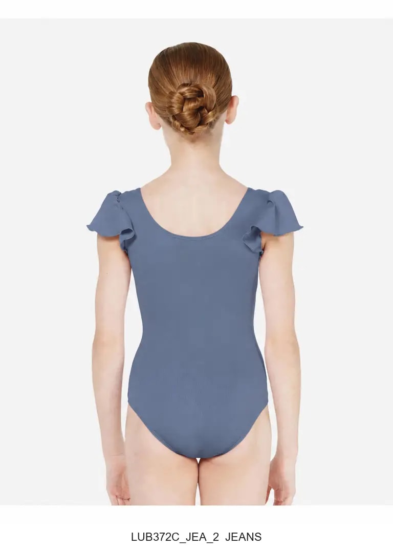 Girls Flutter Sleeve Leotard Andrea - View 53