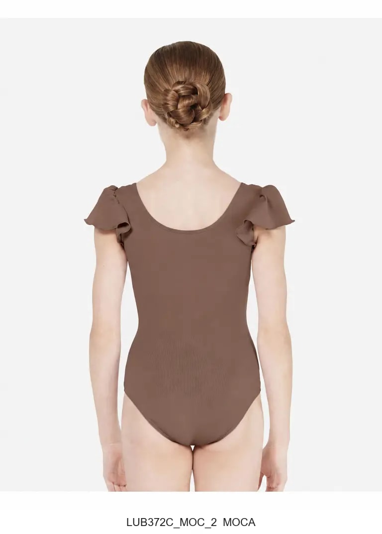 Girls Flutter Sleeve Leotard Andrea - View 59