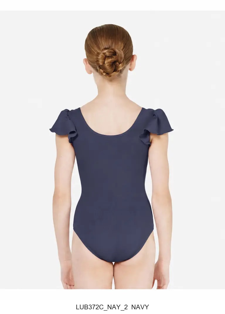 Girls Flutter Sleeve Leotard Andrea - View 61