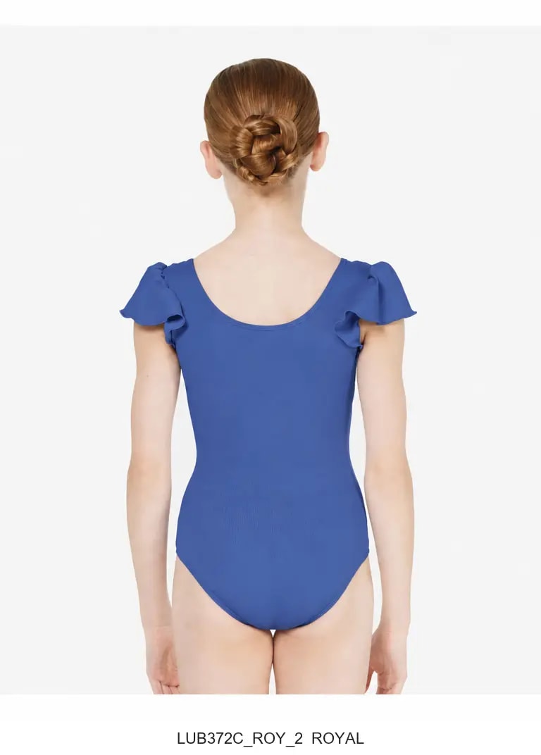 Girls Flutter Sleeve Leotard Andrea - View 71