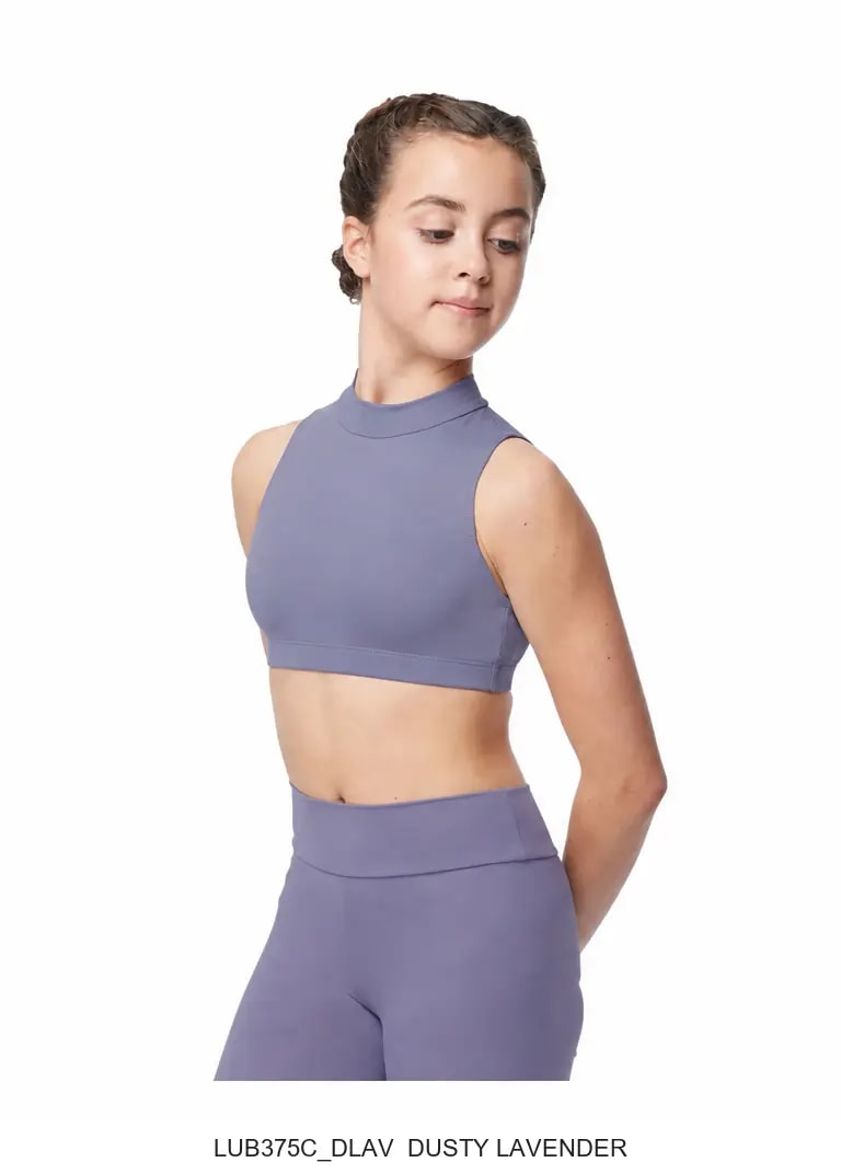Girls Mock Neck Bra Bayusha - View 7