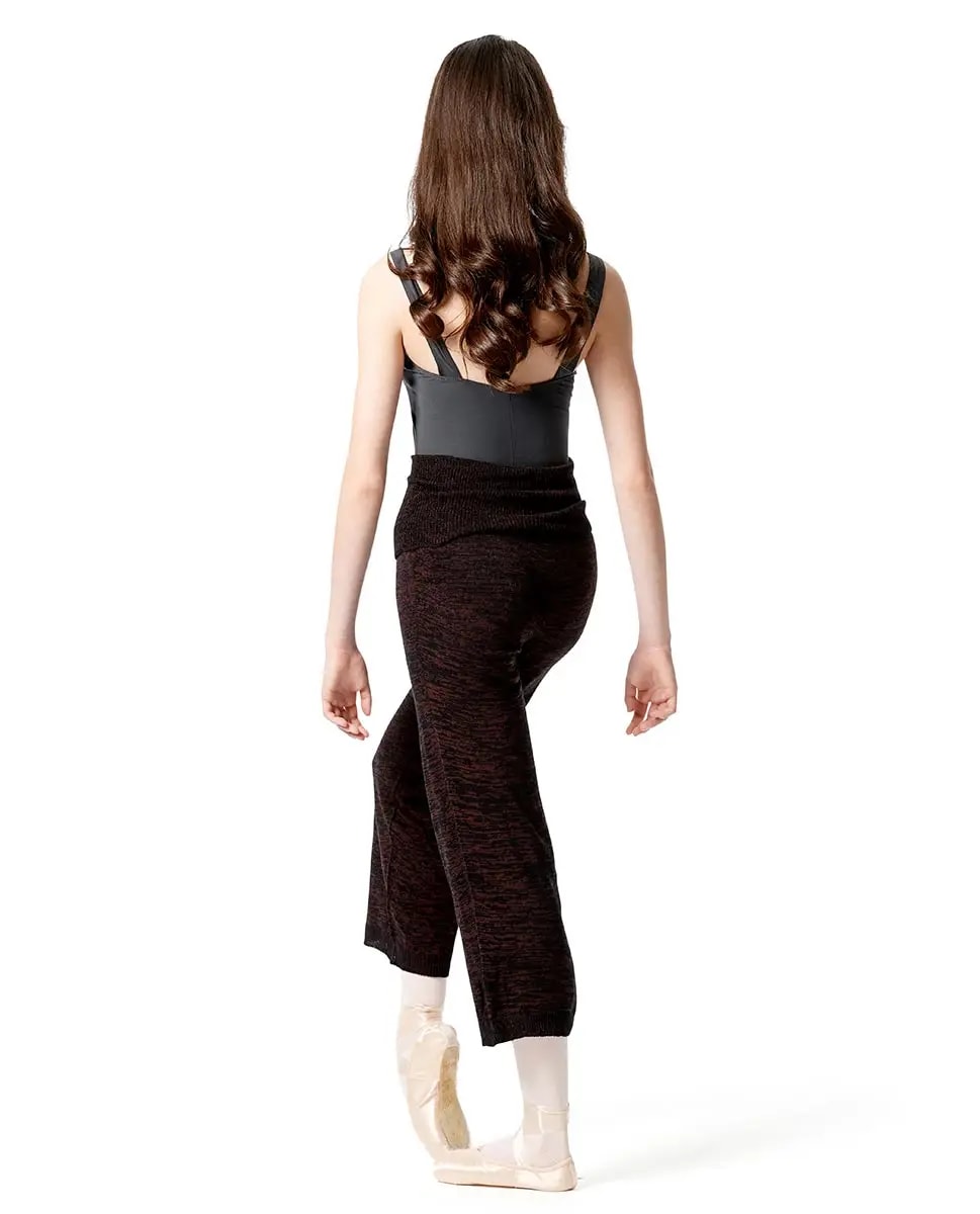 Knitted High Waist 7/8  Warm Up Pants