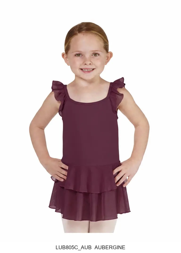 Girls Skirted Ballet Leotard Catelyn - View 3