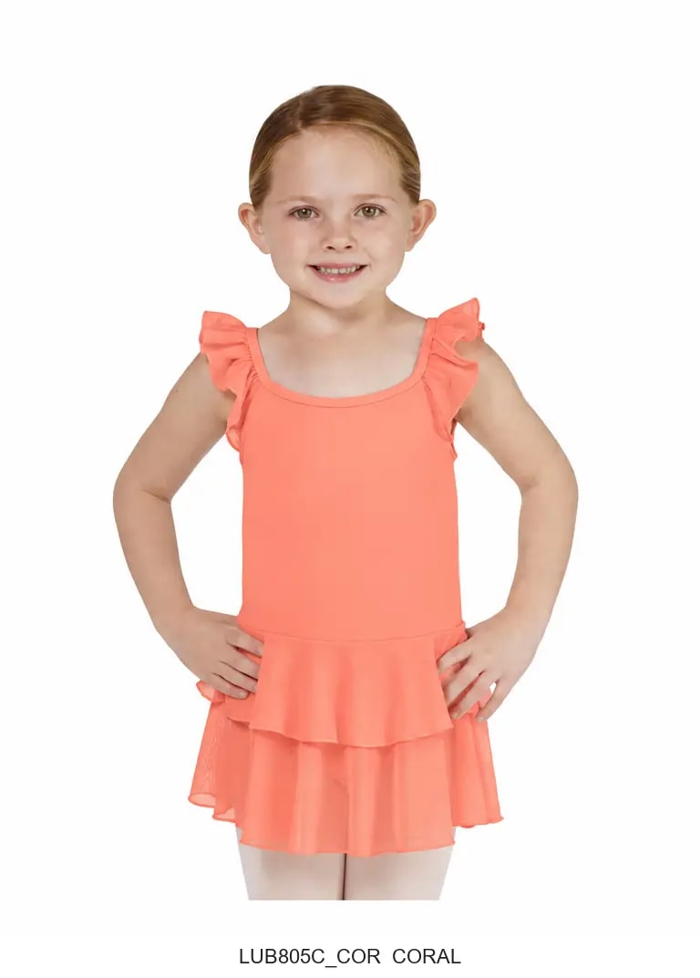 Girls Skirted Ballet Leotard Catelyn - View 14