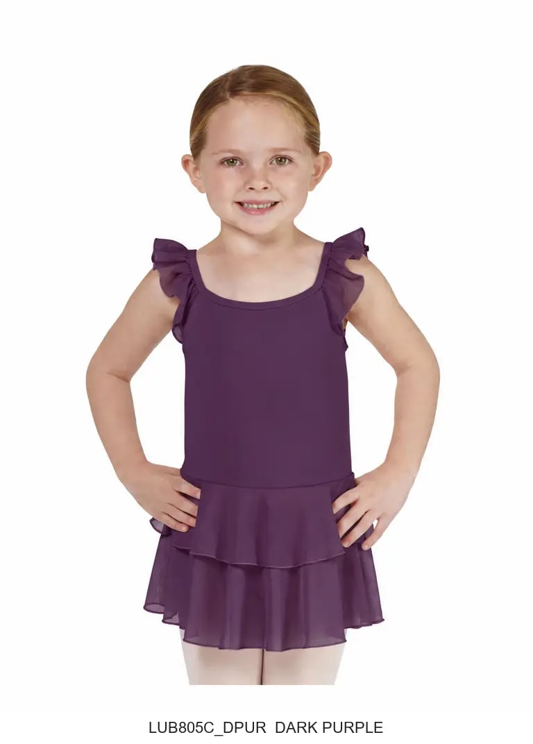 Girls Skirted Ballet Leotard Catelyn - View 28
