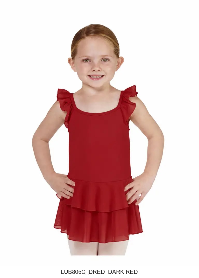 Girls Skirted Ballet Leotard Catelyn - View 30